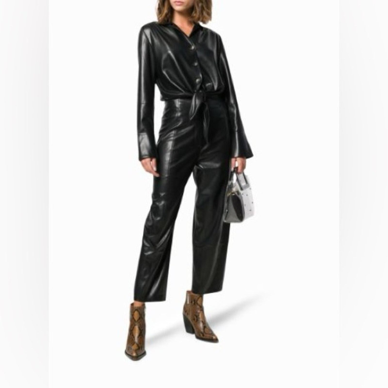 Nanushka Nanushka Ana Vegan Jumpsuit Size 27" / US 4 / IT 40 - 1 Thumbnail