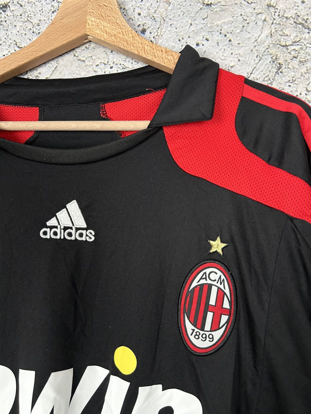 Adidas Adidas AC Milan Soccer Jersey 2008 Football Rare Size US XL / EU 56 / 4 - 3 Thumbnail
