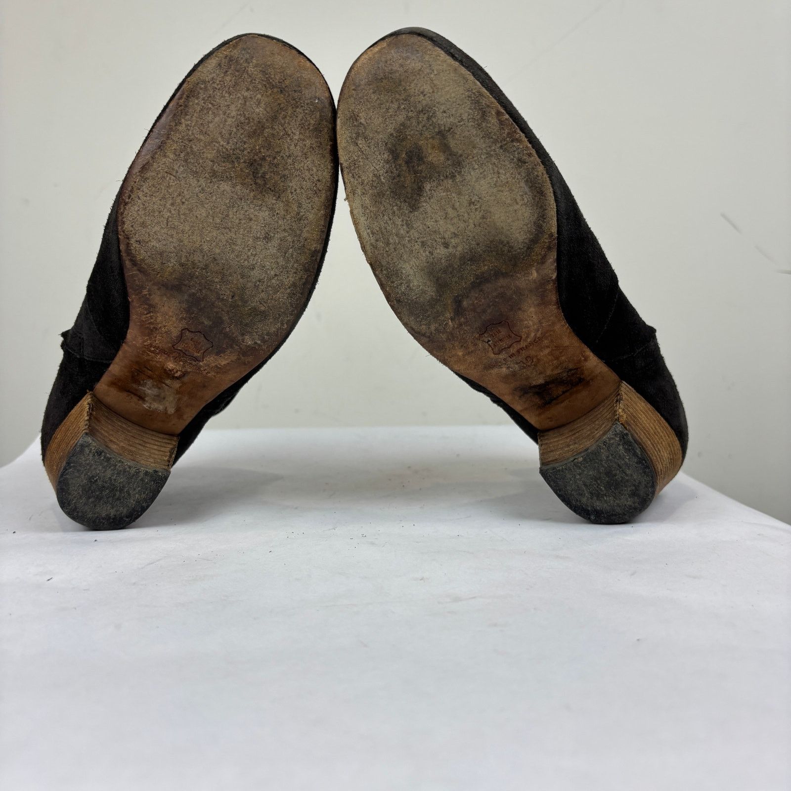 Isabel Marant Isabel Marant Dicker Suede Brown Block Heel Booties 39 US 9 Size US 9 / IT 39 - 9 Thumbnail