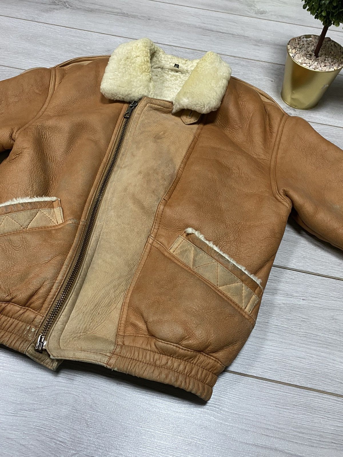 Other SHEEPSKIN COAT LEATHER TYPE B-3 AVIATION JACKET Size US M / EU 48-50 / 2 - 9 Thumbnail