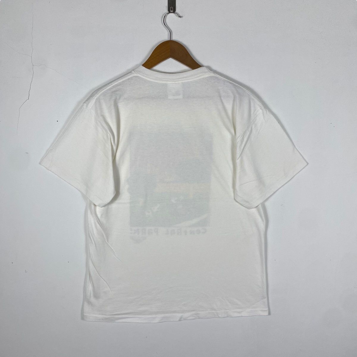 Vintage Vintage 90's NEW YORK CITY Central Park Graphic Tee Shirt Size US L / EU 52-54 / 3 - 6 Thumbnail