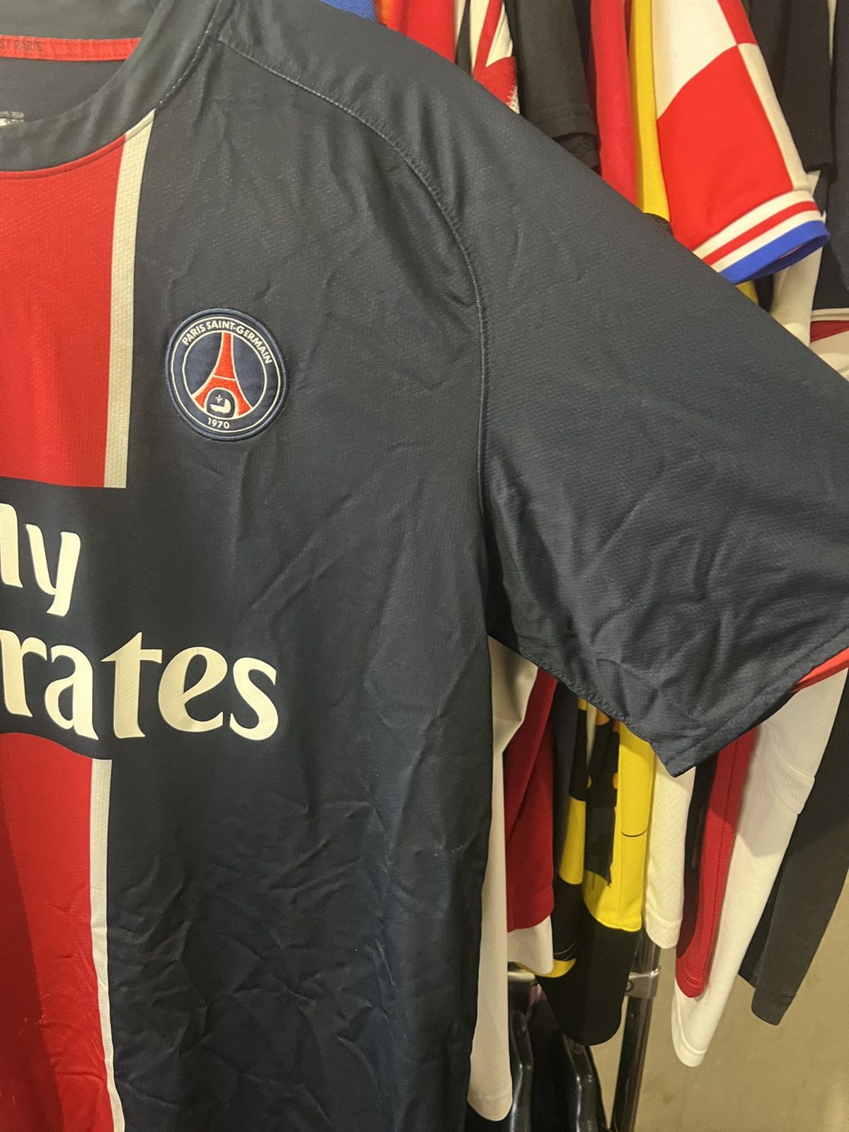 Nike × Vintage 2007/2008 VINTAGE NIKE PSG PARIS SAINT GERMAN HOME FOOTBALL Size US XL / EU 56 / 4 - 7 Thumbnail