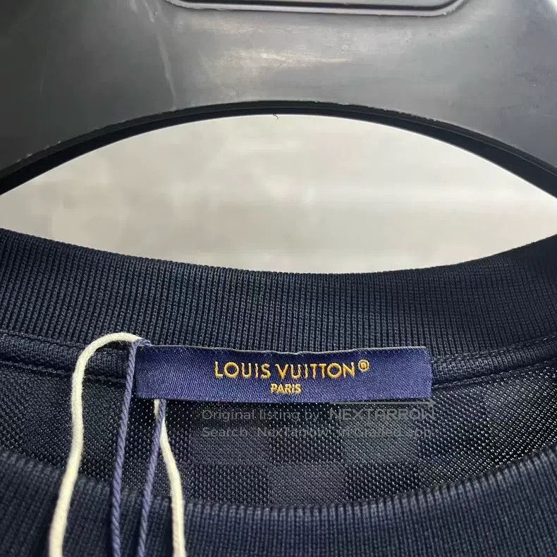 Louis Vuitton Louis Vuitton 24 Newest Dark Blue Solid Letter Embroidered Size US XXL / EU 58 / 5 - 3 Thumbnail