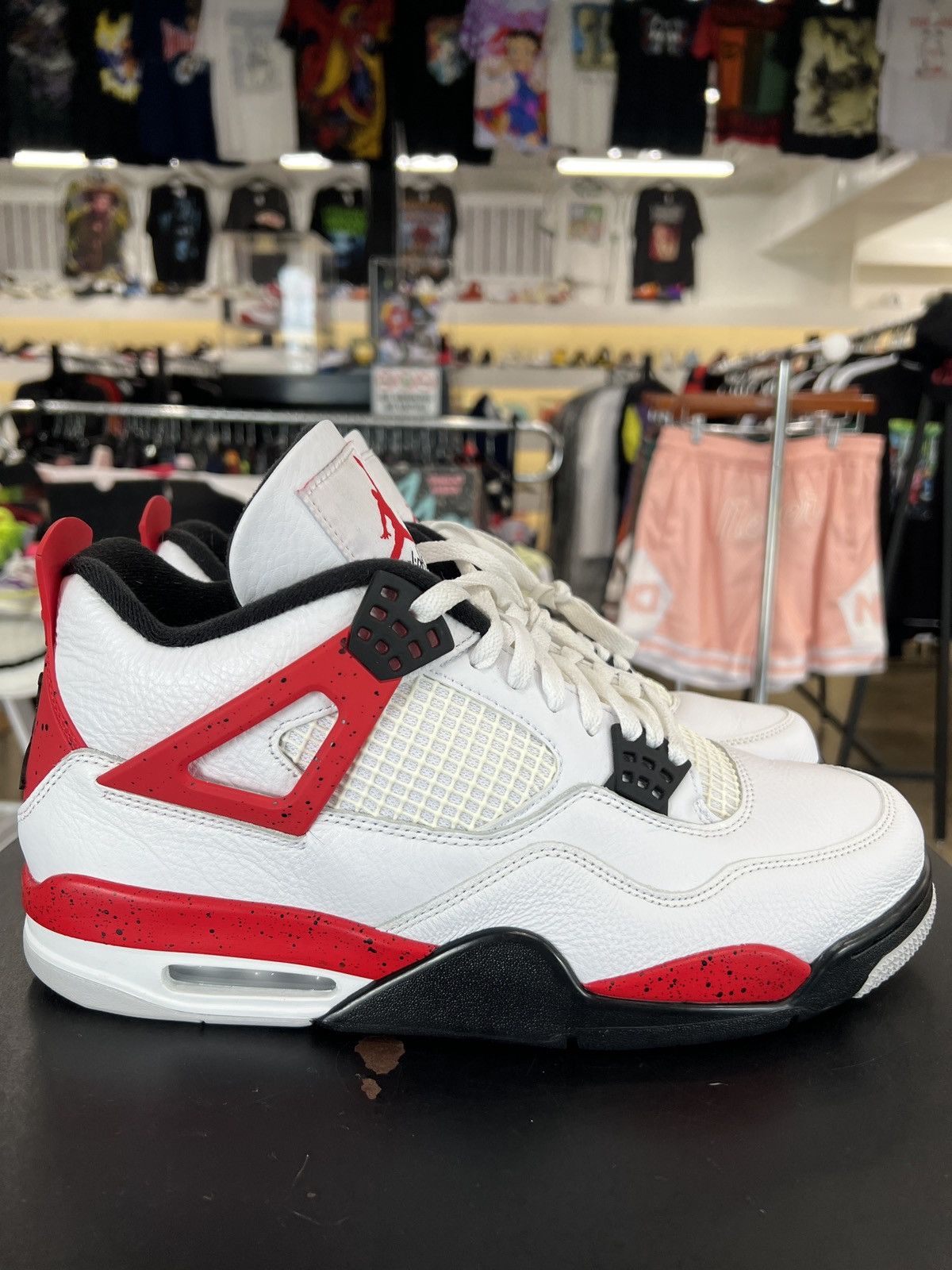 Jordan Brand Air Jordan 4 Red Cement Size 12 (2023) Size US 12 / EU 45 - 6 Thumbnail