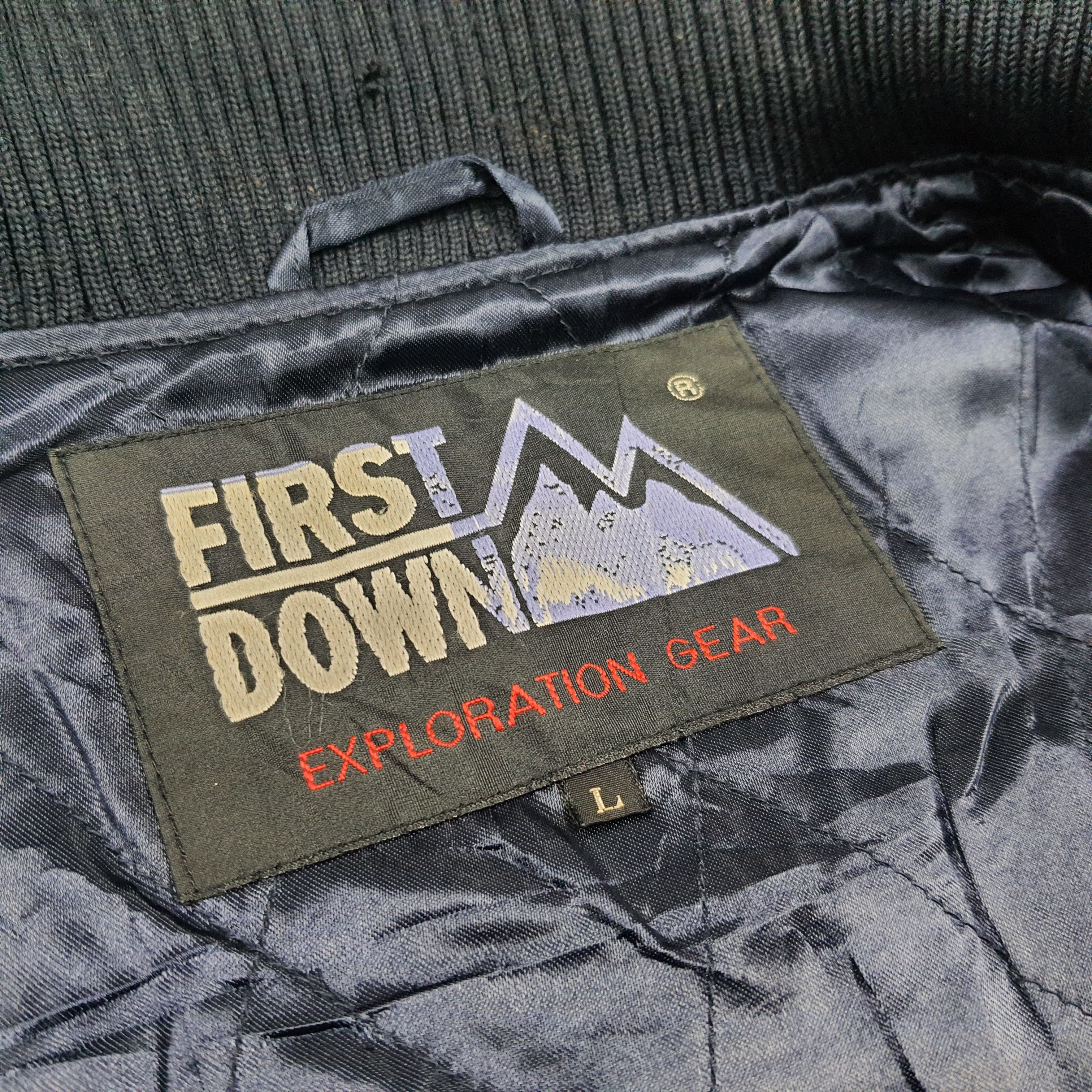 Vintage Vintage First Down Exploration USA Letterman Jacket C291N34 Size US L / EU 52-54 / 3 - 12 Thumbnail