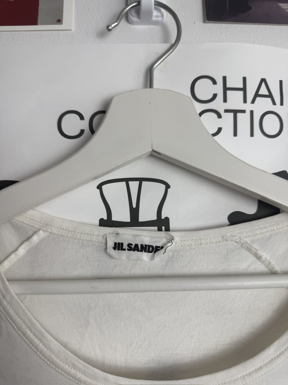 Jil Sander Jil Sander basic white t-shirt M designer luxury old money Size M / US 6-8 / IT 42-44 - 3 Thumbnail