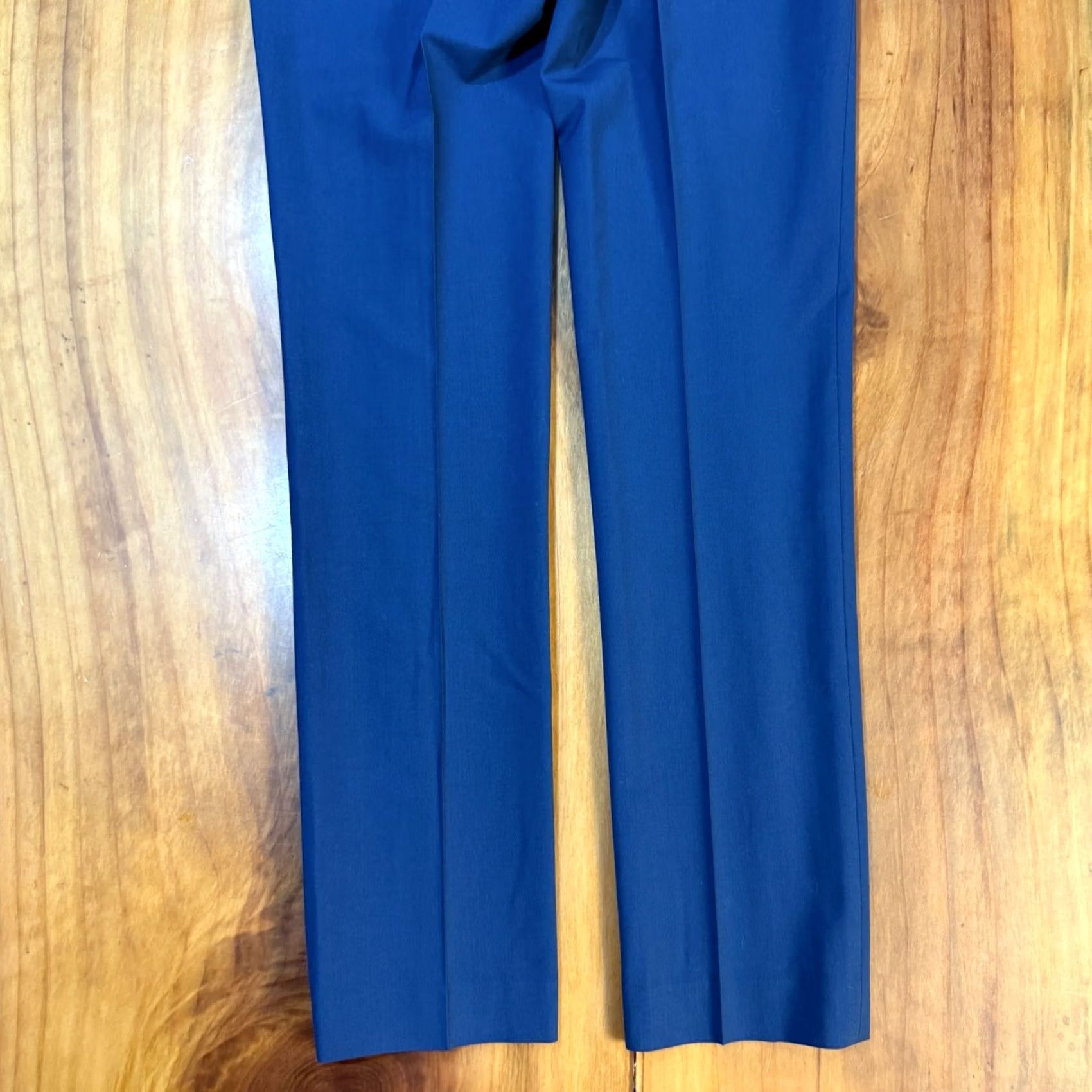 Theory Theory Dress Womens 0 Blue pants Designer Wool Straight leg Career Business Size 29" - 5 Thumbnail
