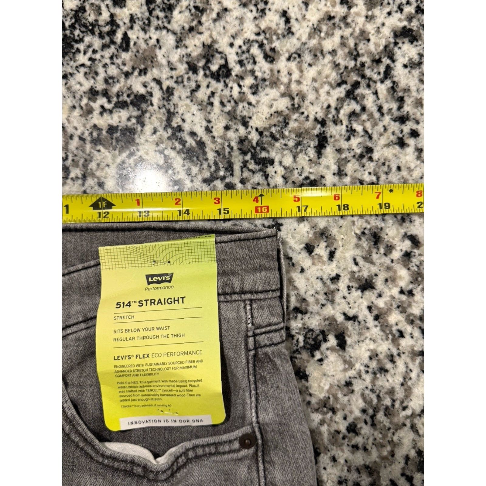 Levi's VINTAGE Levi's 514 Men's Straight Stretch Jeans 32x32 Gray Denim Classic Fit Size US 32 / EU 48 - 3 Thumbnail