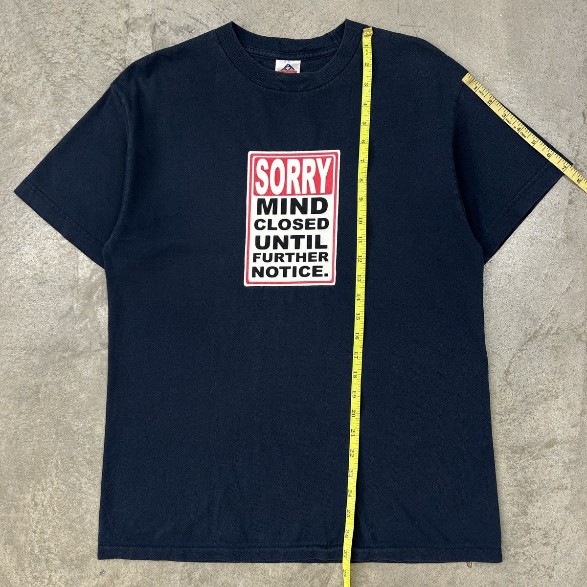 Vintage 1990s Wording Tee Size US M / EU 48-50 / 2 - 11 Thumbnail