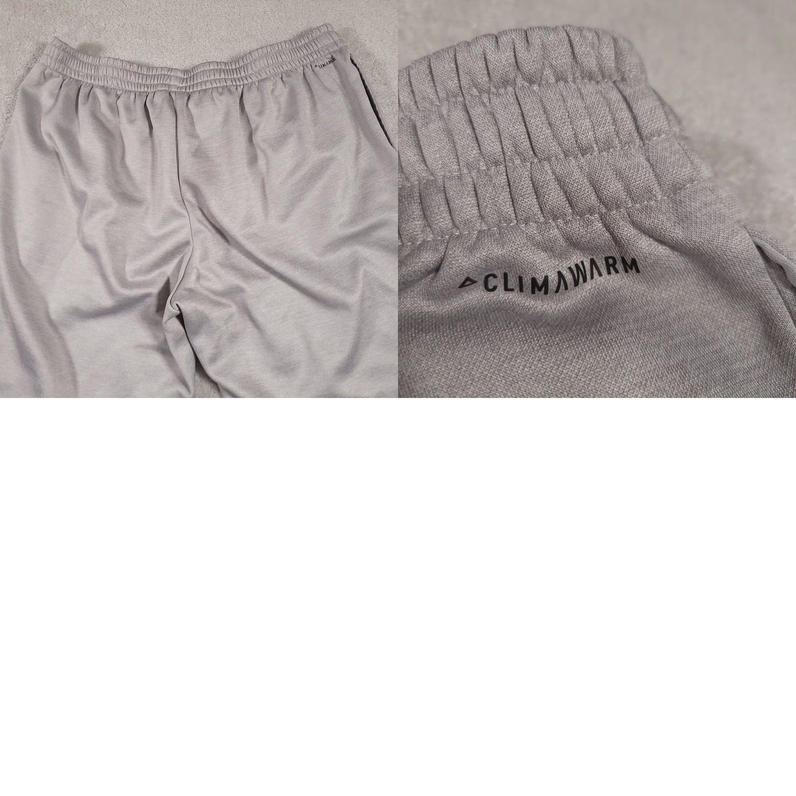 Adidas Adidas Pants Mens 2XL Gray ClimaWarm Fleece Jogger Pockets Drawstring Athletic Size US 39 - 10 Thumbnail