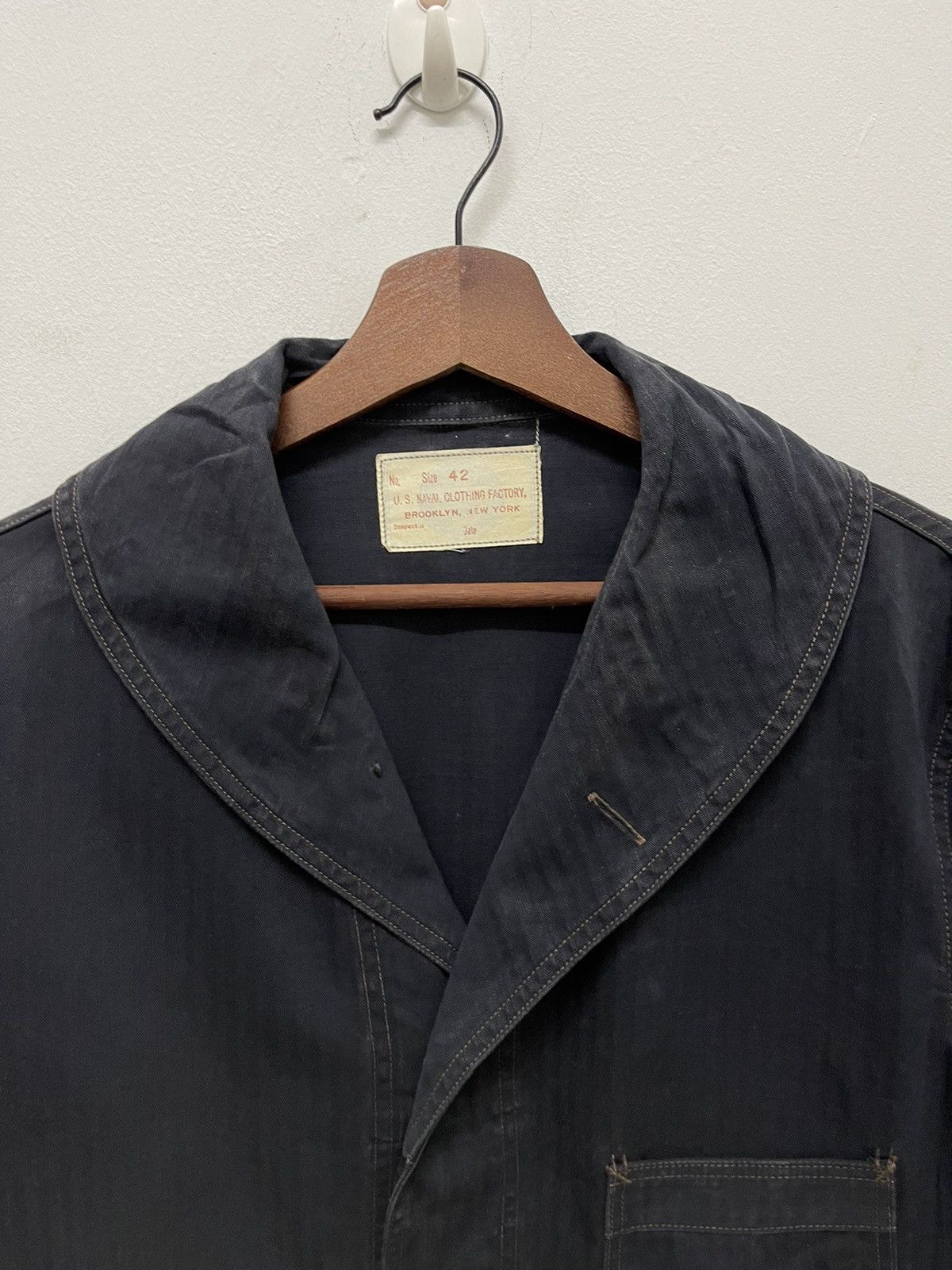 Vintage VINTAGE U.S NAVAL CLOTHING FACTORY JACKET Size US M / EU 48-50 / 2 - 2 Thumbnail