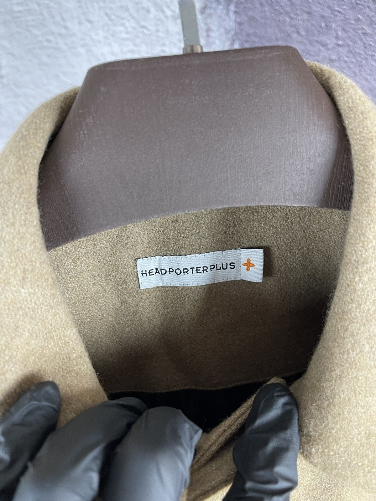 Head Porter Head Porter Plus beige single breasted wool coat size L Size US L / EU 52-54 / 3 - 15 Thumbnail