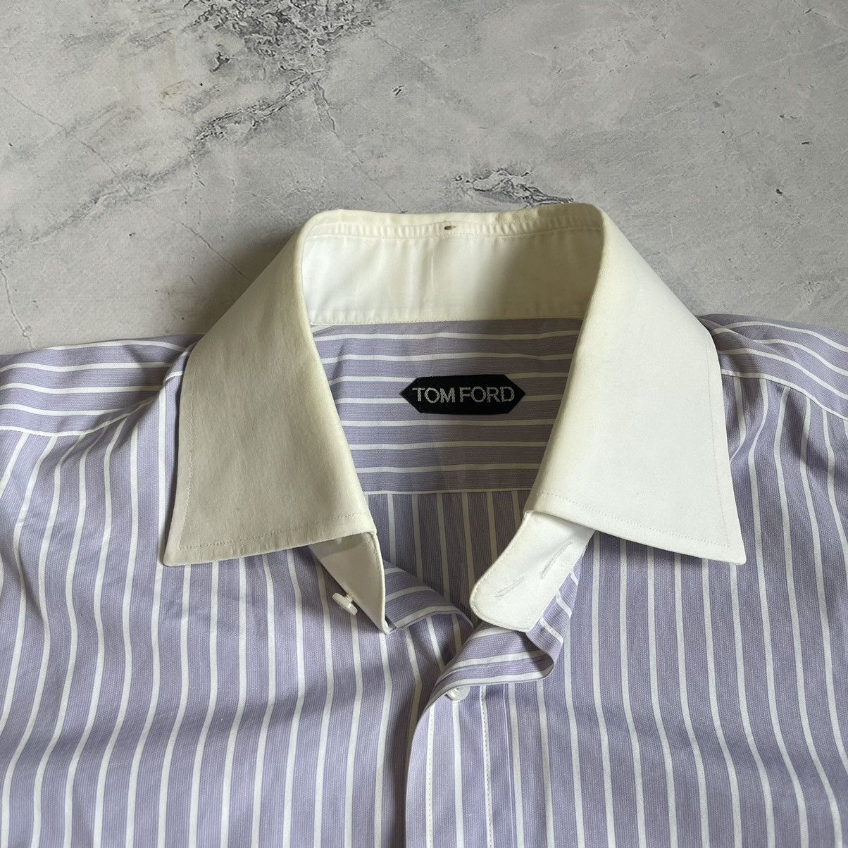Tom Ford Tom Ford F/W 2008 Lilac Shirt Size US XL / EU 56 / 4 - 2 Thumbnail