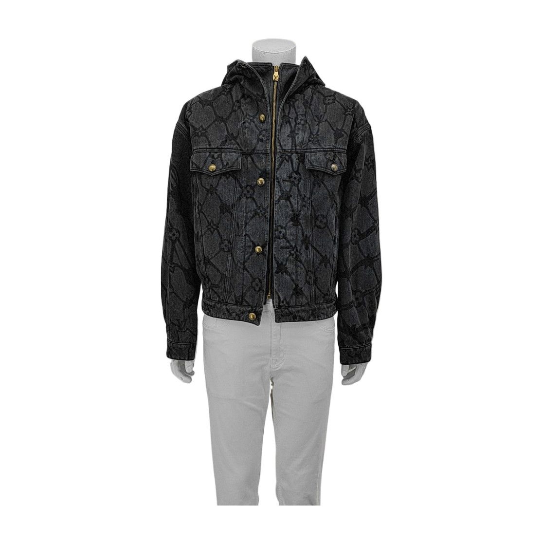 Louis Vuitton Louis Vuitton Monogram Denim Jacket Size S Size US S / EU 44-46 / 1 - 1 Thumbnail