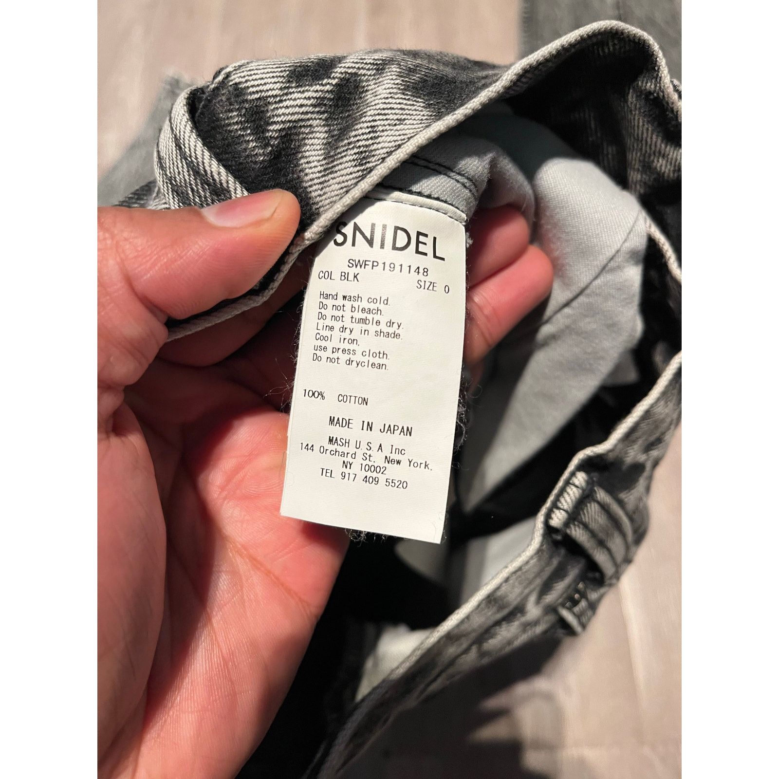 Other Snidel - Black Washed / High-Waist / Boyfriend Jeans/ 0 /NWT Size 25" / US 0 / IT 36 - 7 Thumbnail
