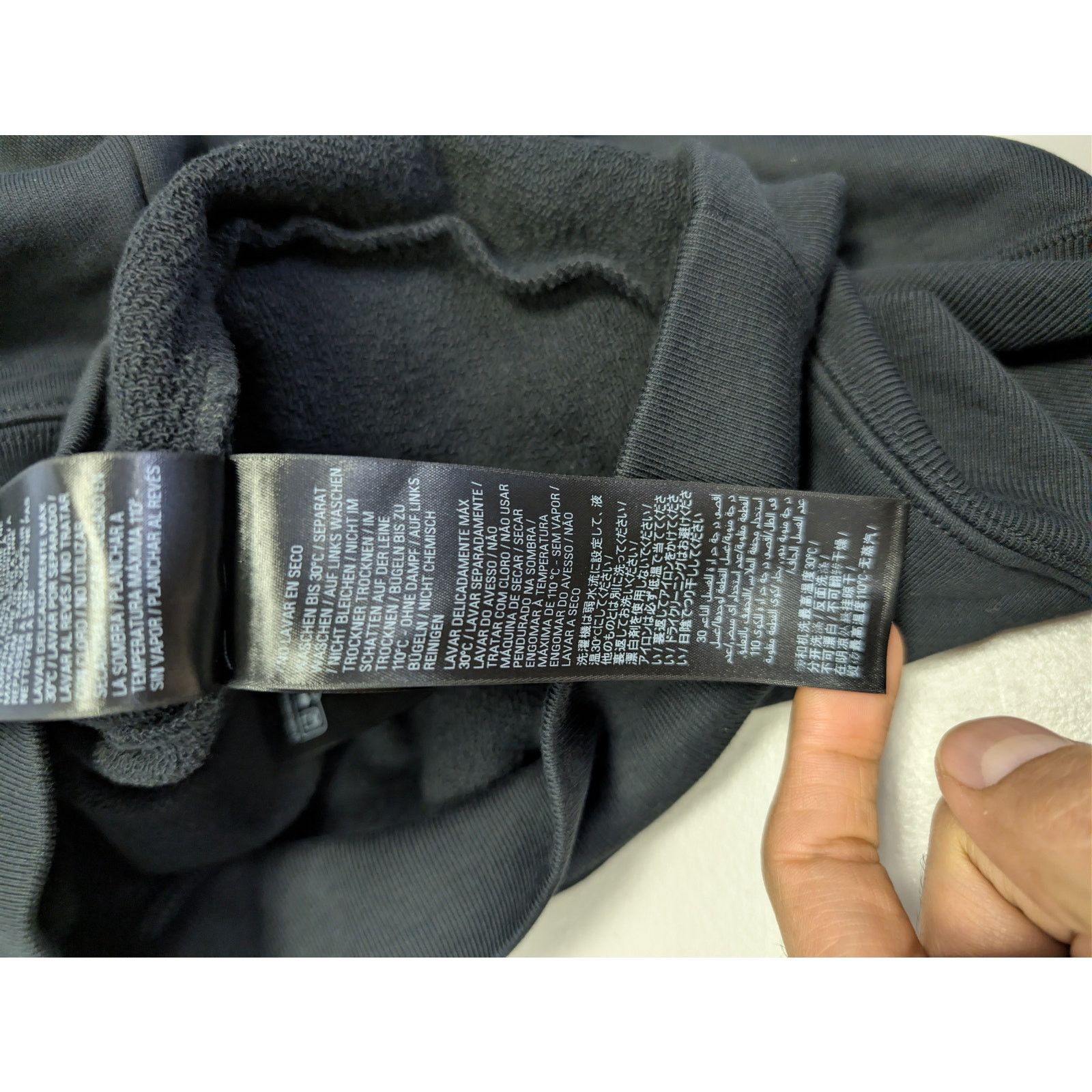 Balenciaga o1rshd1 BB Corp Molleton Bouclette Medium Fit Hoodie Black Size US L / EU 52-54 / 3 - 19 Thumbnail