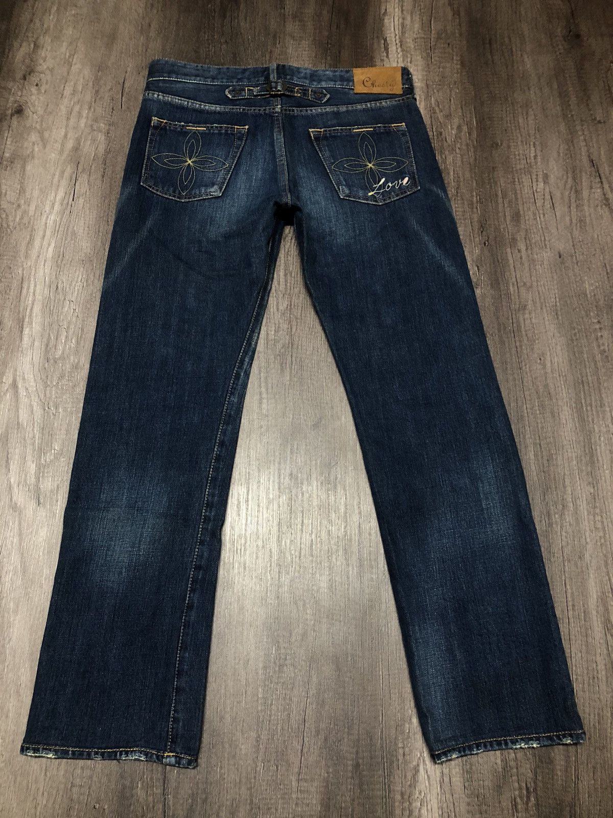 Designer × Japanese Brand × Vintage Vintage Chesty Buckle Back Denim Jeans Japanese Brand Size US 32 / EU 48 - 15 Thumbnail