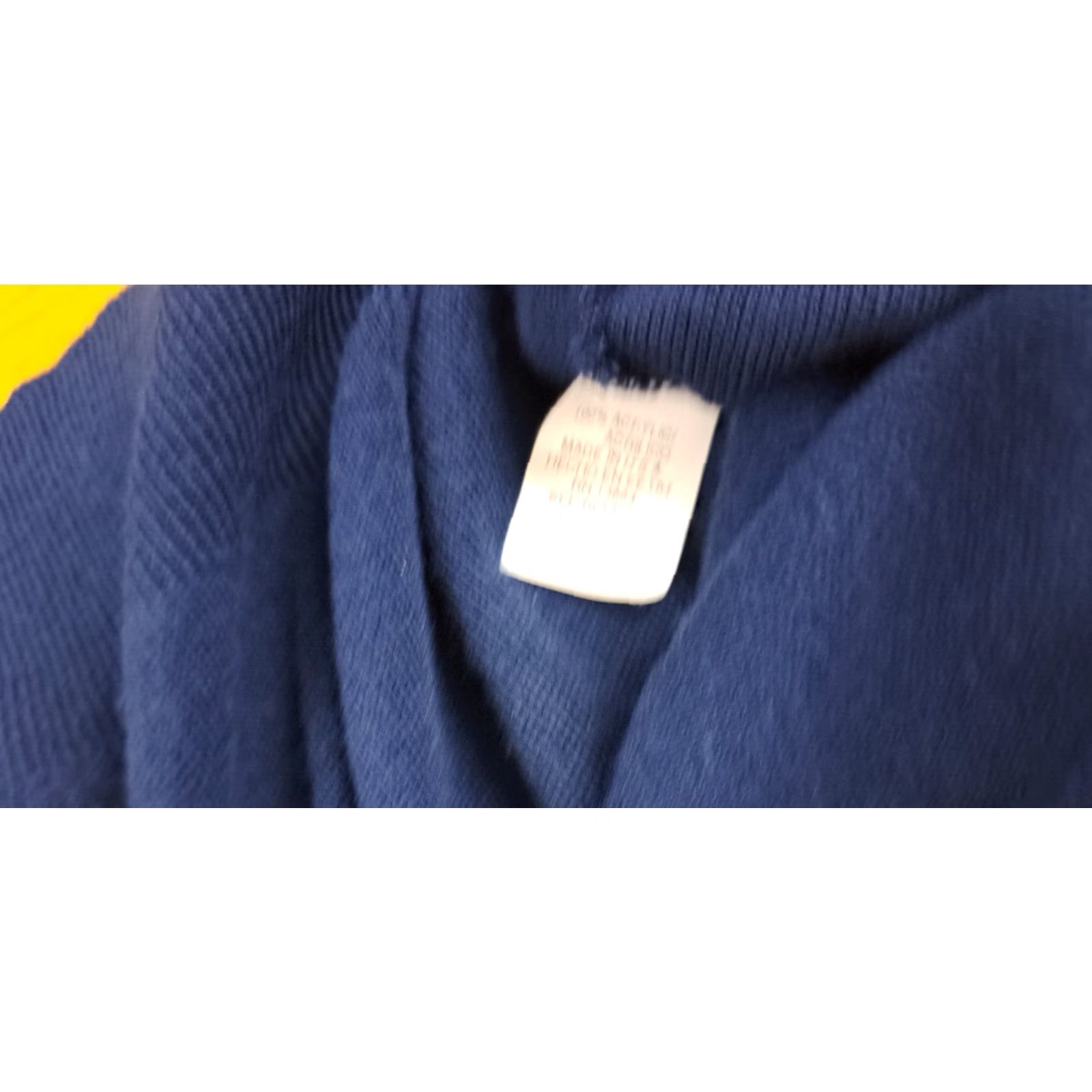 Jantzen Jantzen Sweater Vest Navy V-Neck USA Made L Blue Knit Acrylic Men Size US L / EU 52-54 / 3 - 4 Thumbnail