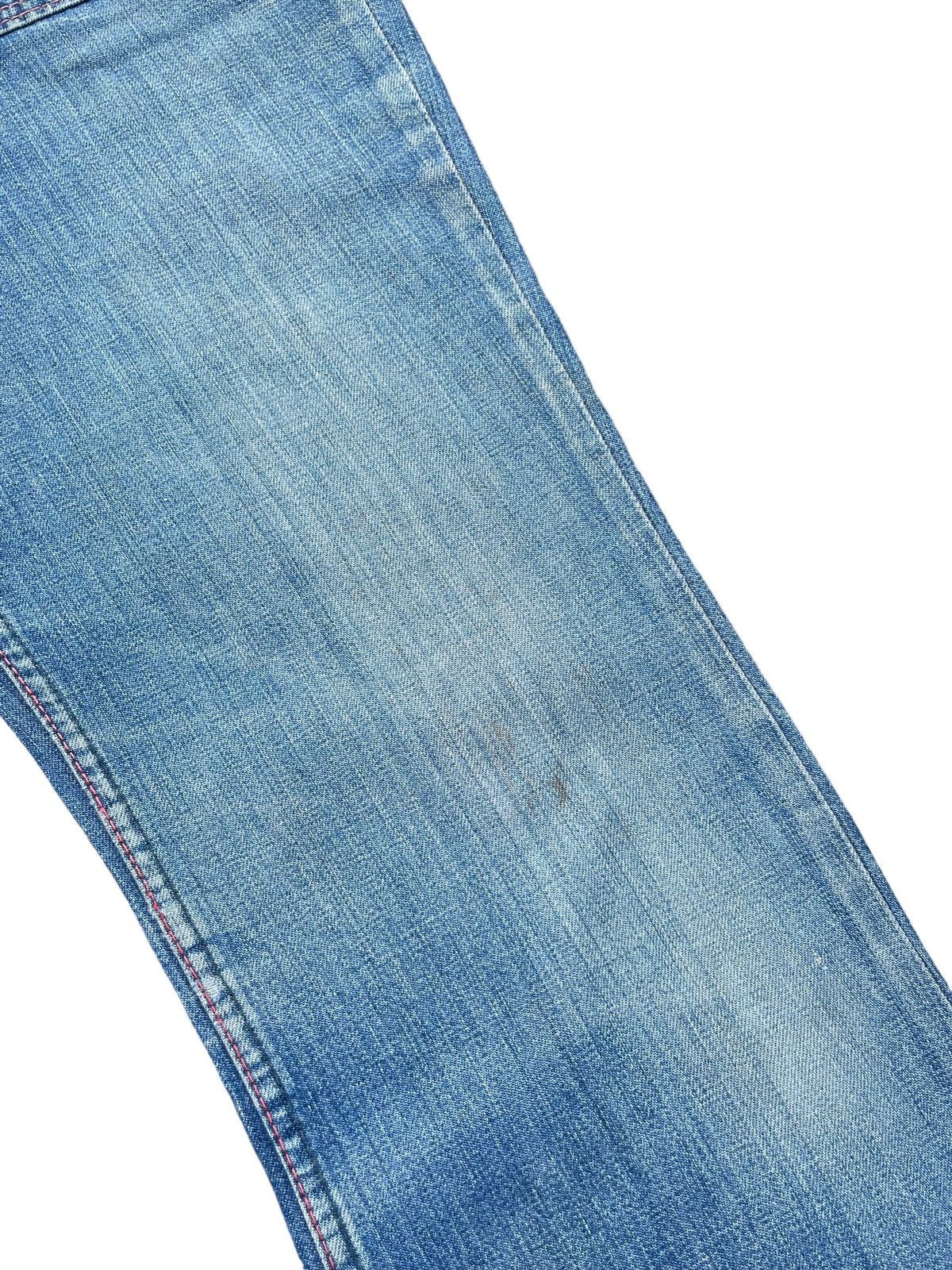 Japanese Brand Vintage Flare Jeans East Faded Denim Size 29" - 4 Thumbnail