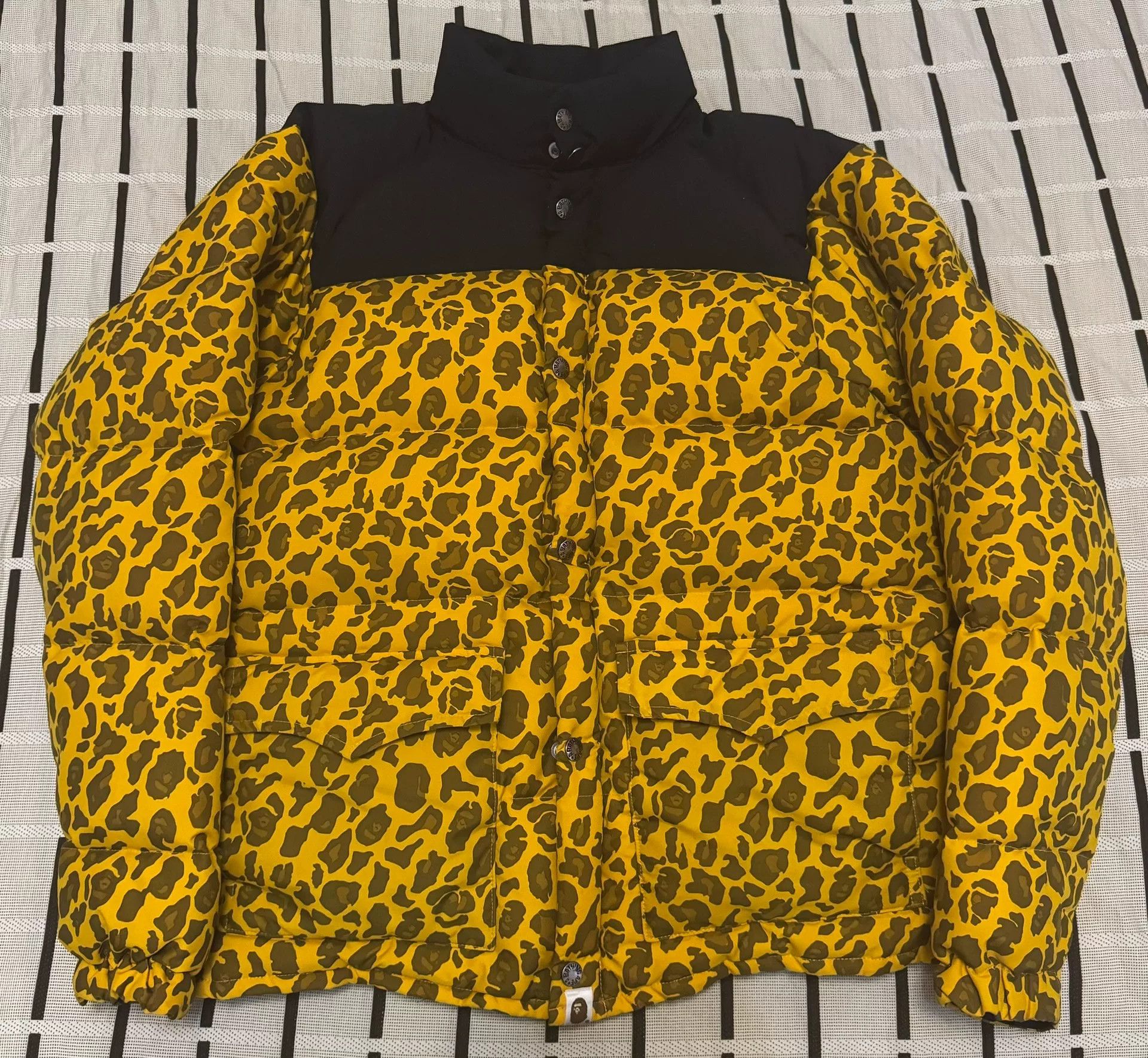 Bape Bape Down Camo Yellow Heavy Coat L Men Size US L / EU 52-54 / 3 - 1 Thumbnail