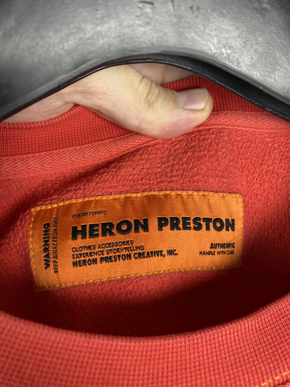 Heron Preston Heron Preston Nasa Sweatshirt Men size M Size US M / EU 48-50 / 2 - 10 Thumbnail
