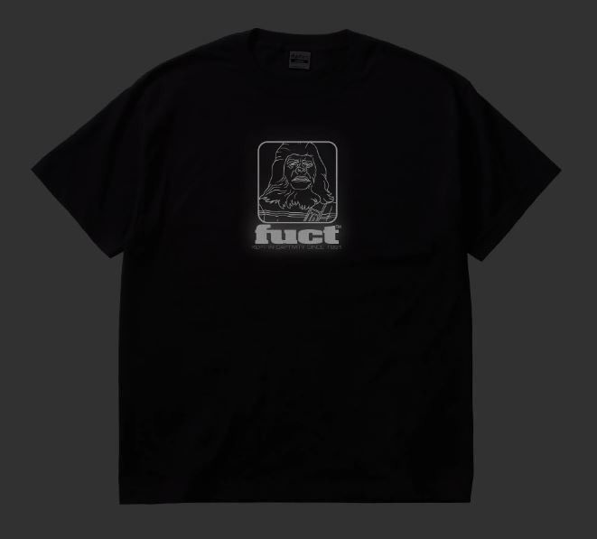 FUCT Fuct Kept in Captivity Ape Reflective Tee Size US XL / EU 56 / 4 - 1 Thumbnail