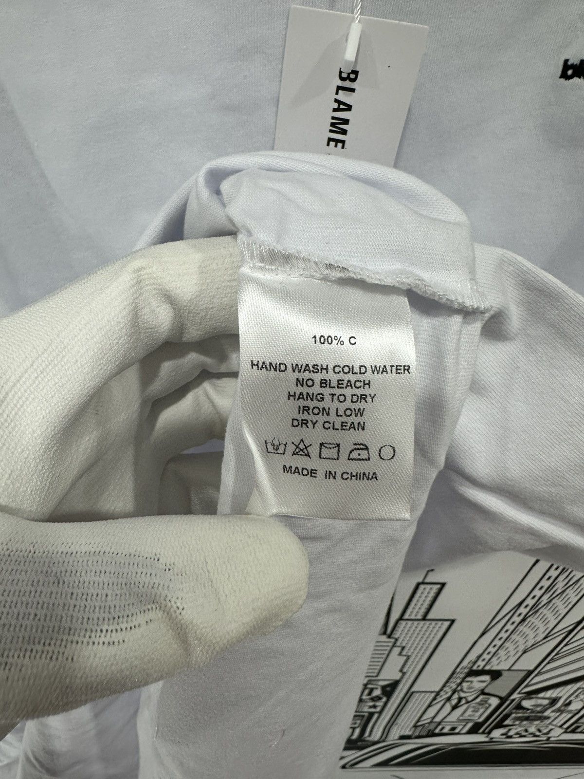 Other Blame June & Co. Basic T-Shirt White 2XL Size US XXL / EU 58 / 5 - 9 Thumbnail
