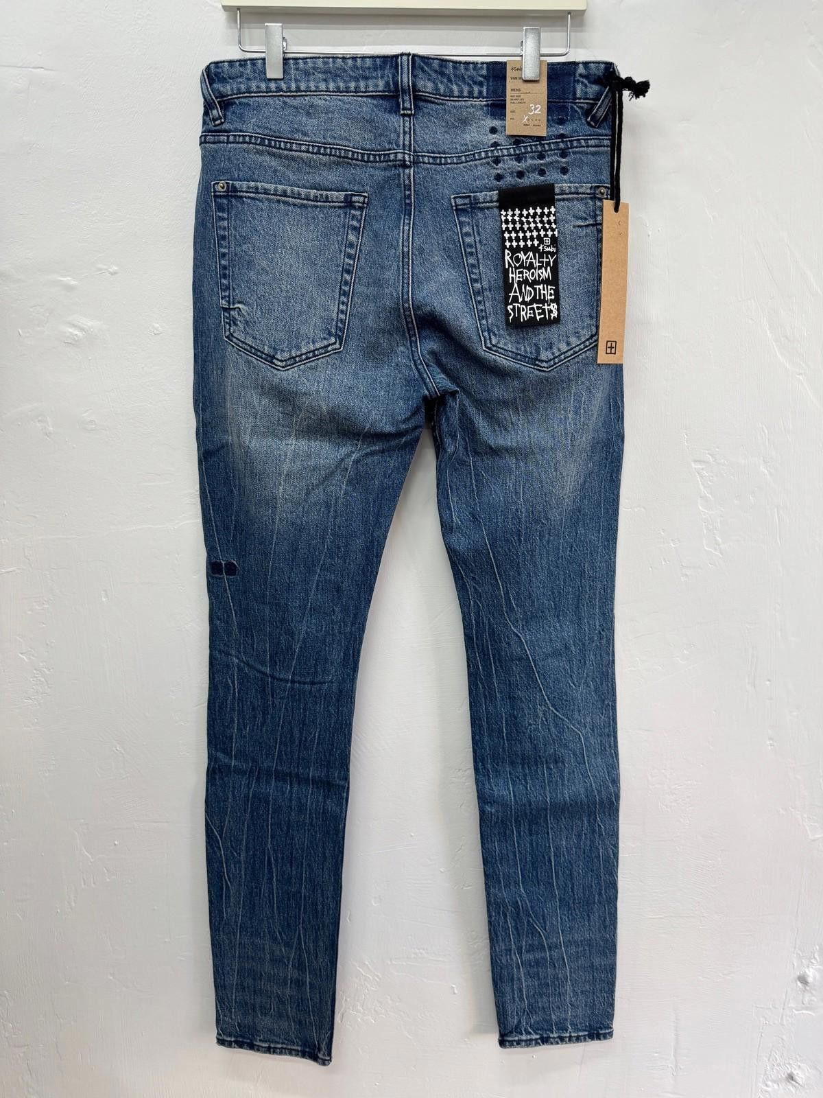 Ksubi new Ksubi mens denim jeans van winkle blue bluuu 32 patched Size US 32 / EU 48 - 5 Thumbnail