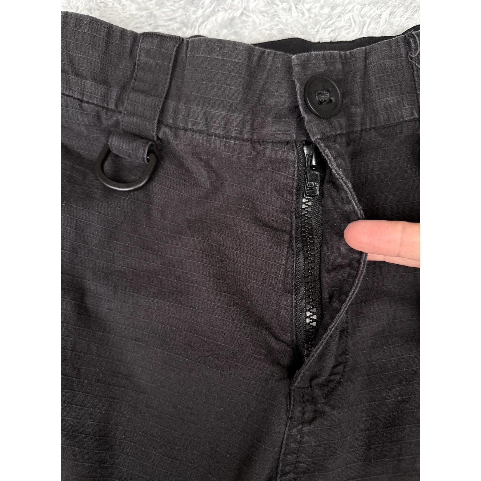 Vintage Howitzer Patriot Tactical Pants Mens 31x34 Black Cargo Ripstop Utility LEO EMT Pants Regular Black Mens Cargo Pants Size US 31 - 5 Thumbnail