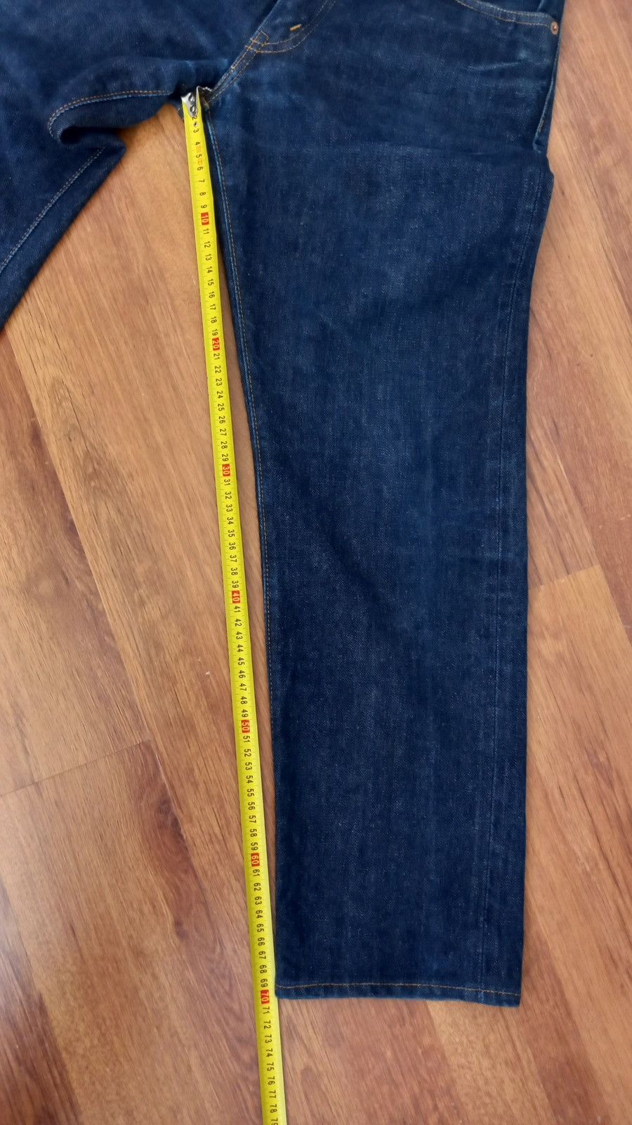 RESOLUTE Resolute 712 Denim Blue Jeans Made In Japan W31 Selvedge Size US 31 - 19 Thumbnail