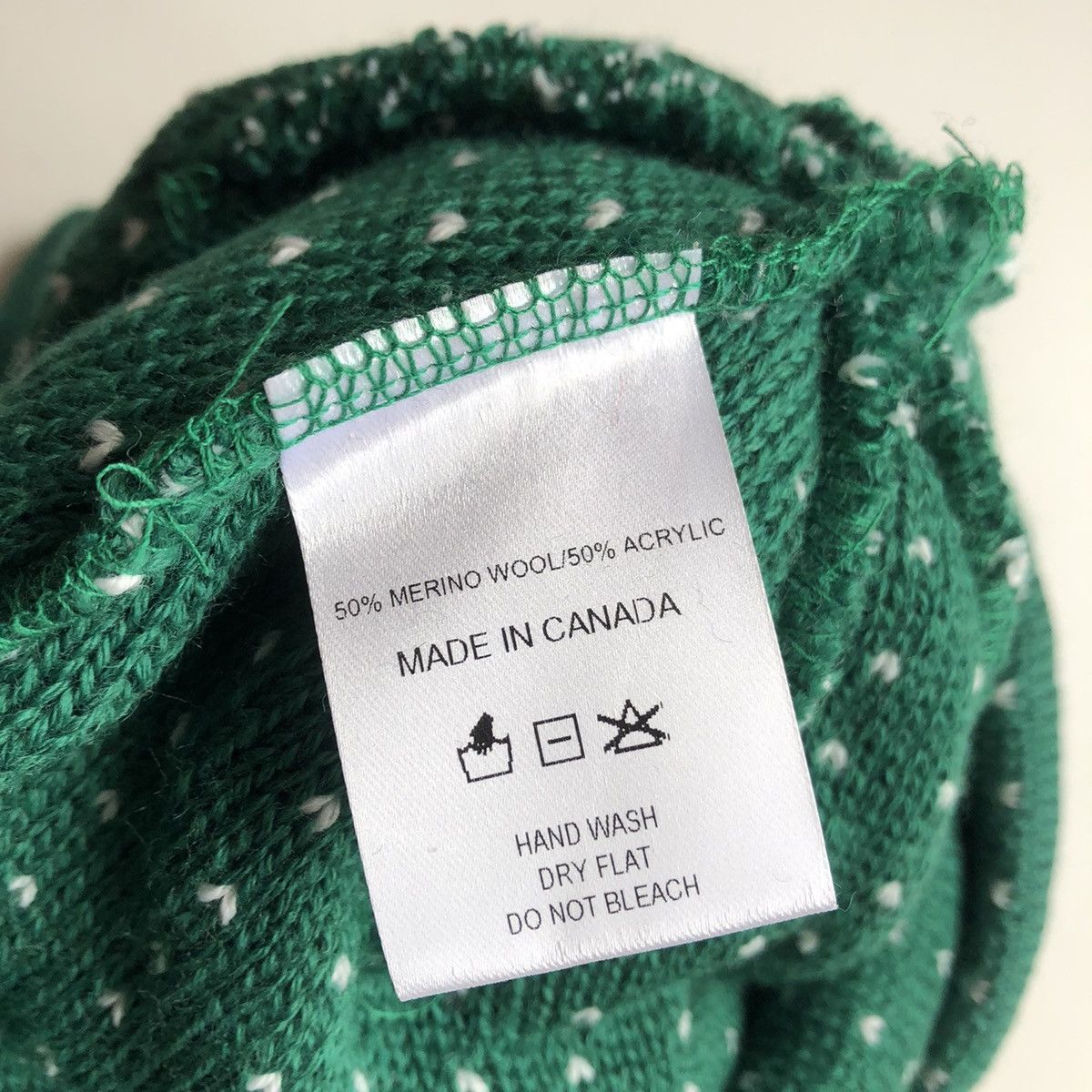 Noah Noah Birdseye Merino Beanie BROWN Size ONE SIZE - 3 Thumbnail