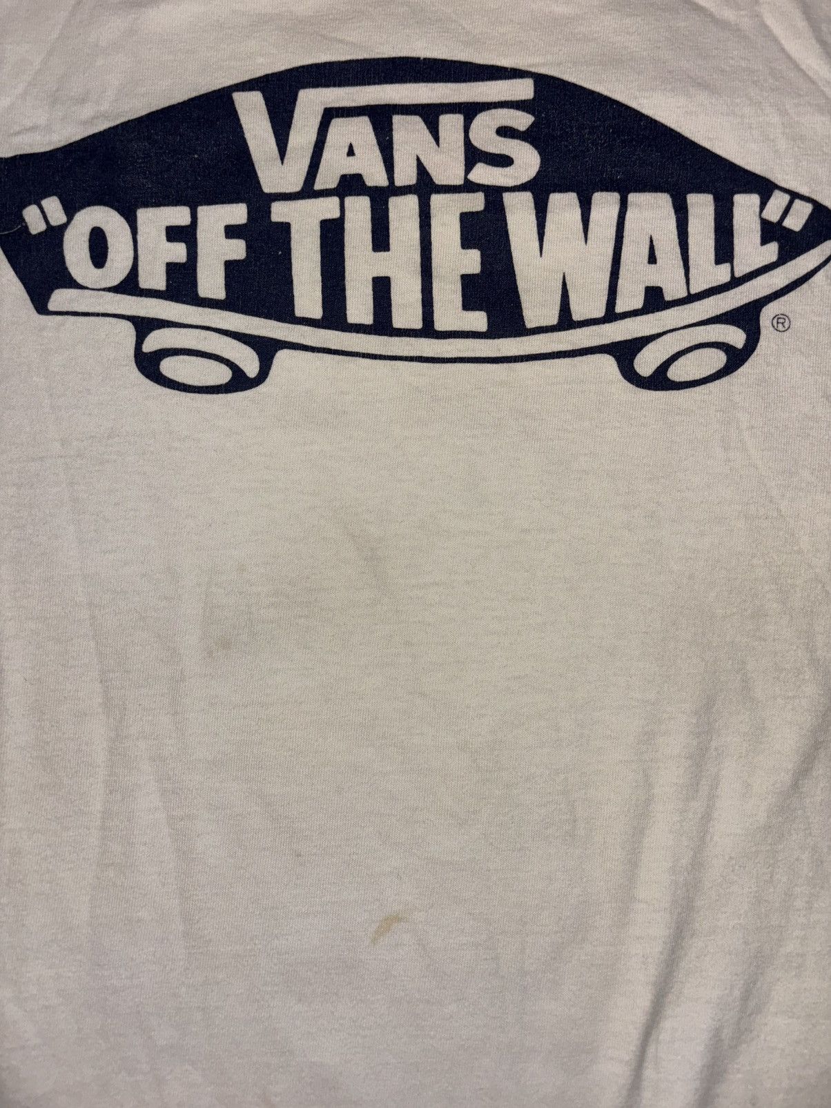 Vans Vintage Vans Off The Wall Logo Tee Size US L / EU 52-54 / 3 - 3 Thumbnail