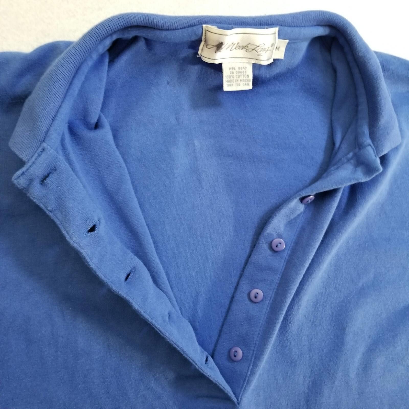 Polo Ralph Lauren VTG All Week Long Medium Women's Long Blue Polo Dress Size M / US 6-8 / IT 42-44 - 9 Thumbnail