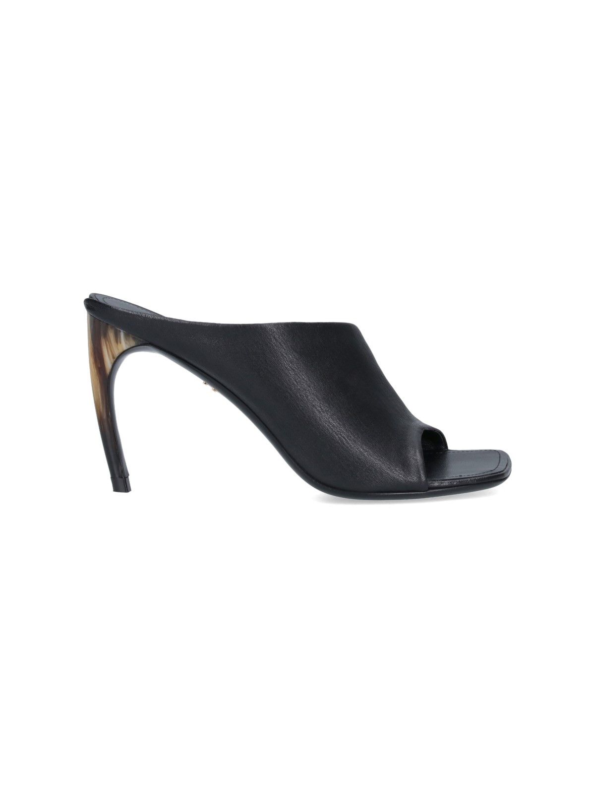 o1s1rm0924 Curved Heel Slide in Black