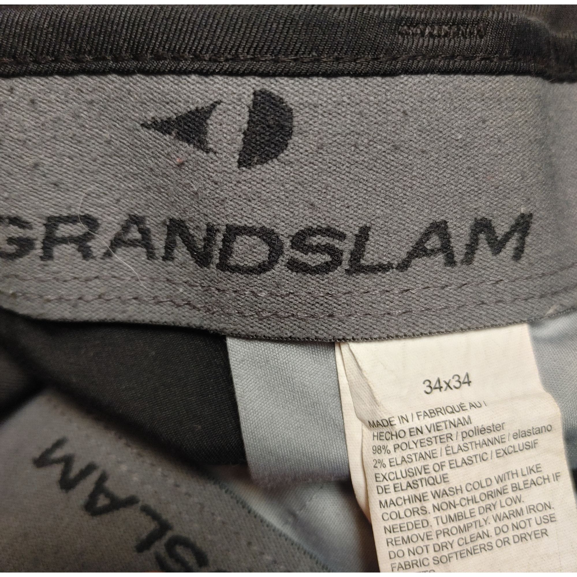 Other Grandslam Men's Gray Slim Straight Dress Pants 34 Size US 34 / EU 50 - 3 Thumbnail