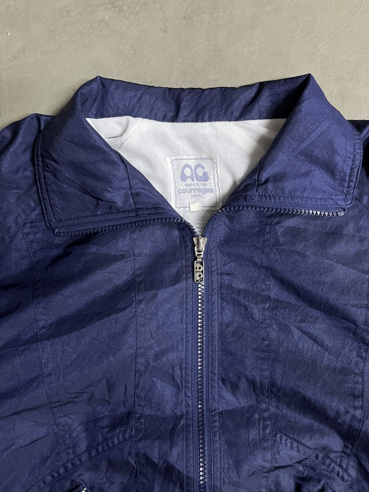 Courreges COURREGES Sport Futur Nylon Jacket Embroidery Spell Out Size US M / EU 48-50 / 2 - 4 Thumbnail