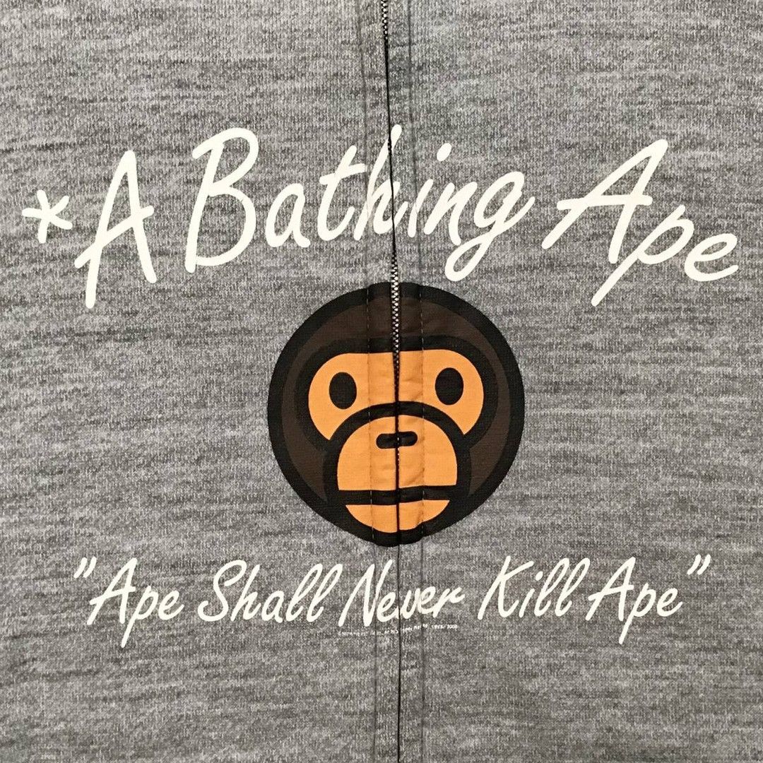 Bape BAPE Milo logo full zip hoodie a bathing ape NIGO Size US M / EU 48-50 / 2 - 2 Thumbnail