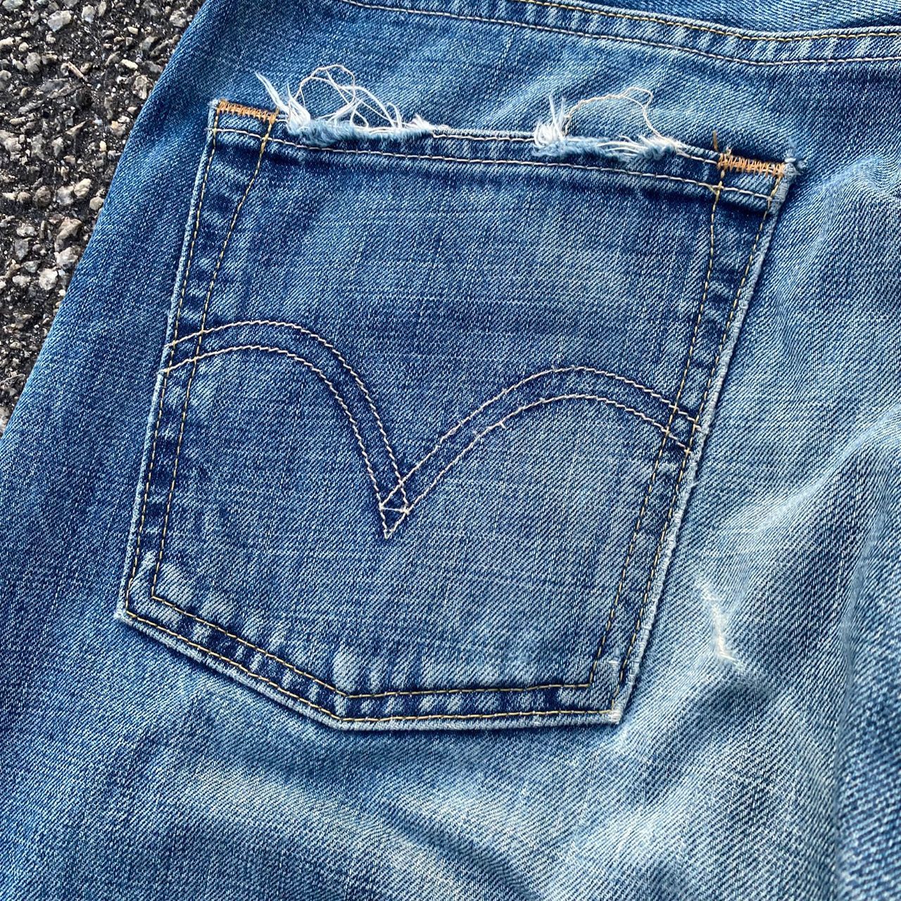 Kapital Vintage 90s Levis 503 Distressed Denim Size US 32 / EU 48 - 16 Thumbnail