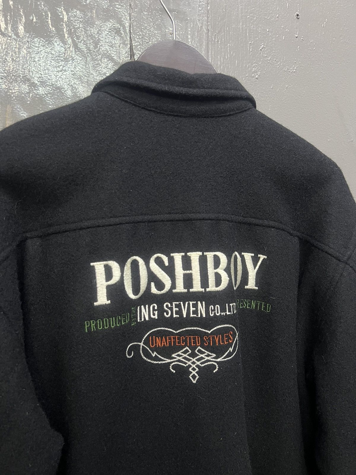 Vintage Vintage Posh Boy Bomber Wool Jacket Size US L / EU 52-54 / 3 - 5 Thumbnail