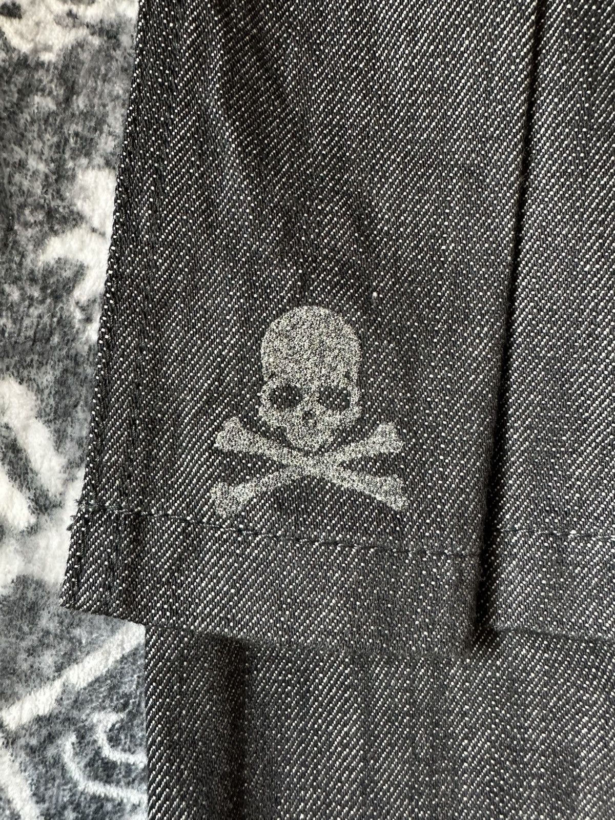 Comme des Garcons MASTERMIND JAPAN X COMME DES GARCONS PLEATED WRAPSKIRT DENIM Size US 34 / EU 50 - 10 Thumbnail