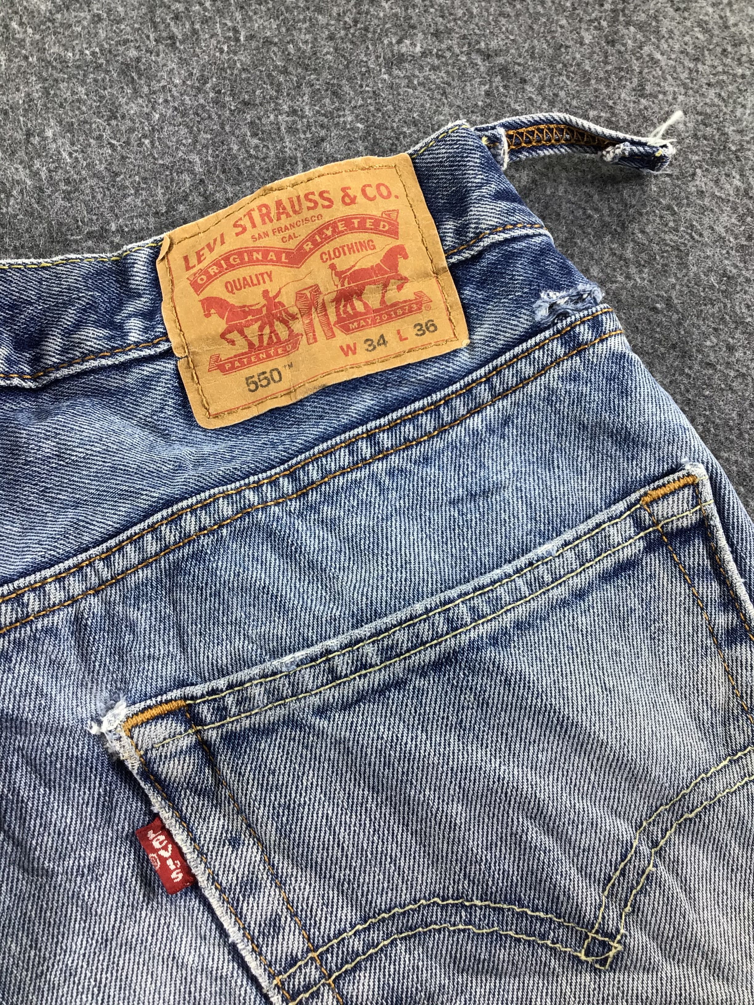 Levi's × Vintage Levis 550 Jeans-J454 Size US 35 - 5 Thumbnail