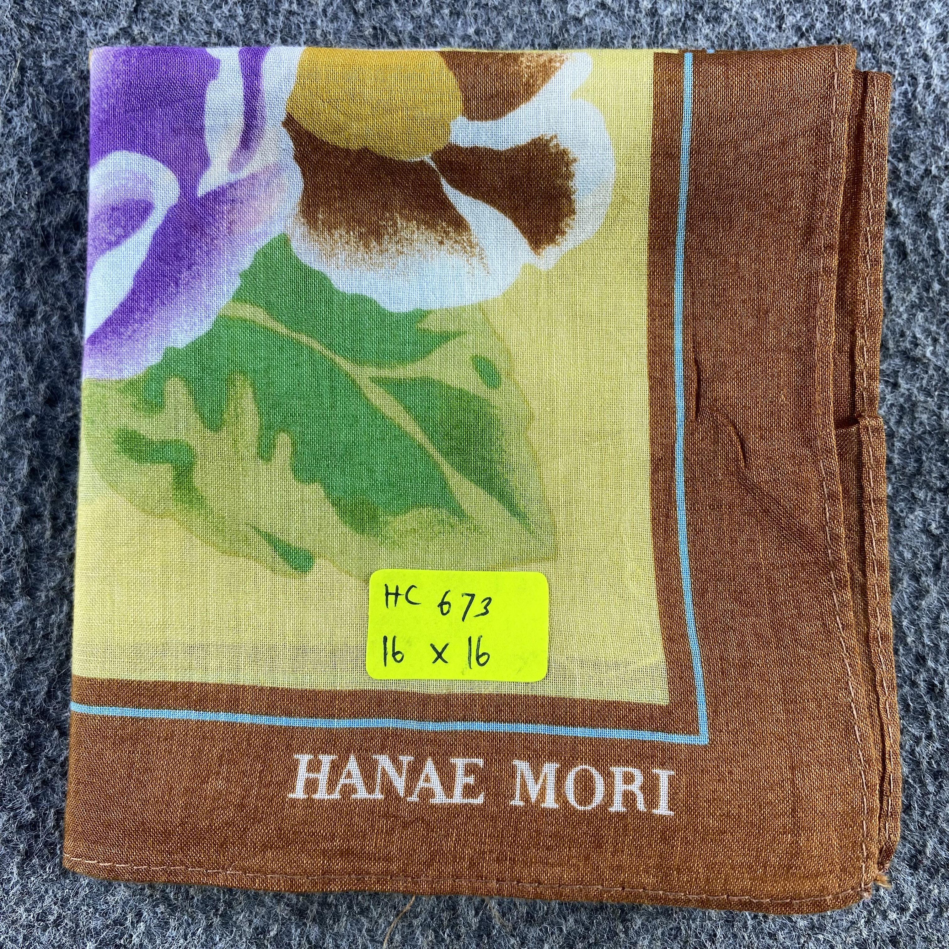 Hanae Mori Hanae Mori Handkerchief/Neckerchief/Bandana HC673 Size ONE SIZE - 5 Thumbnail