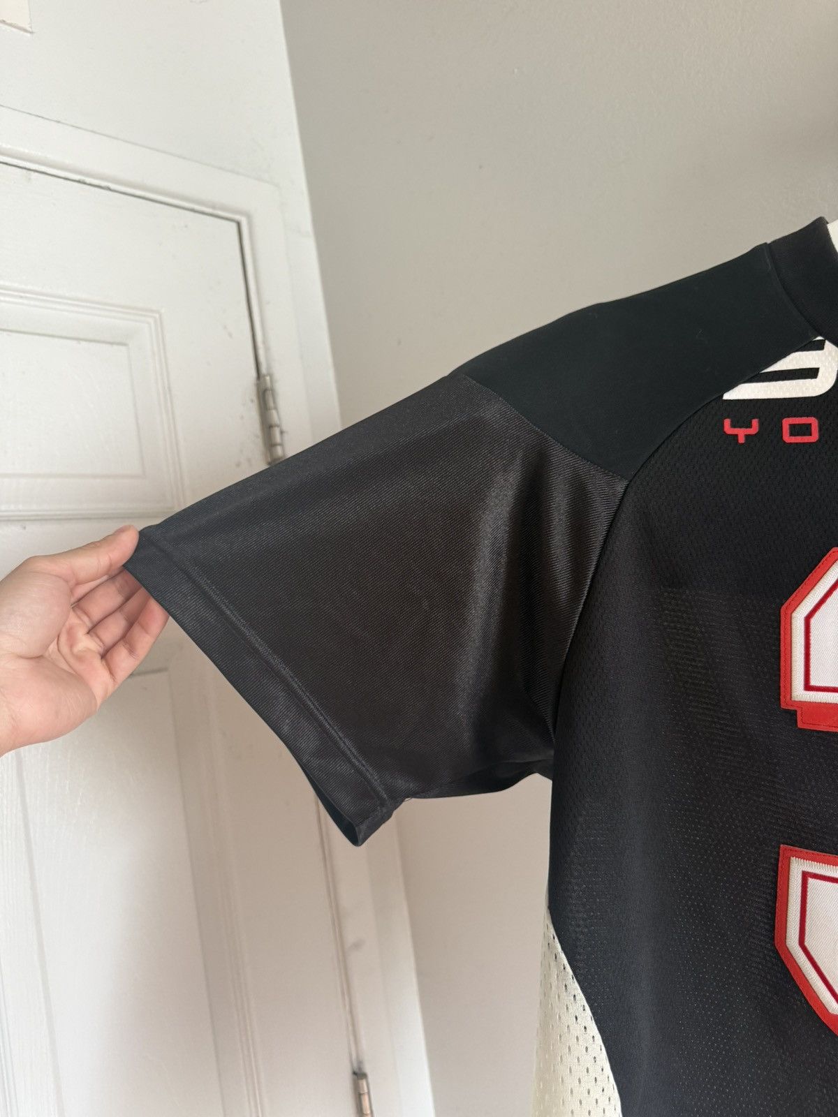 SPENCER BADU Spencer Badu OG Paneled Jersey Mesh Shoulder Pad Tee Shirt Size US S / EU 44-46 / 1 - 9 Thumbnail
