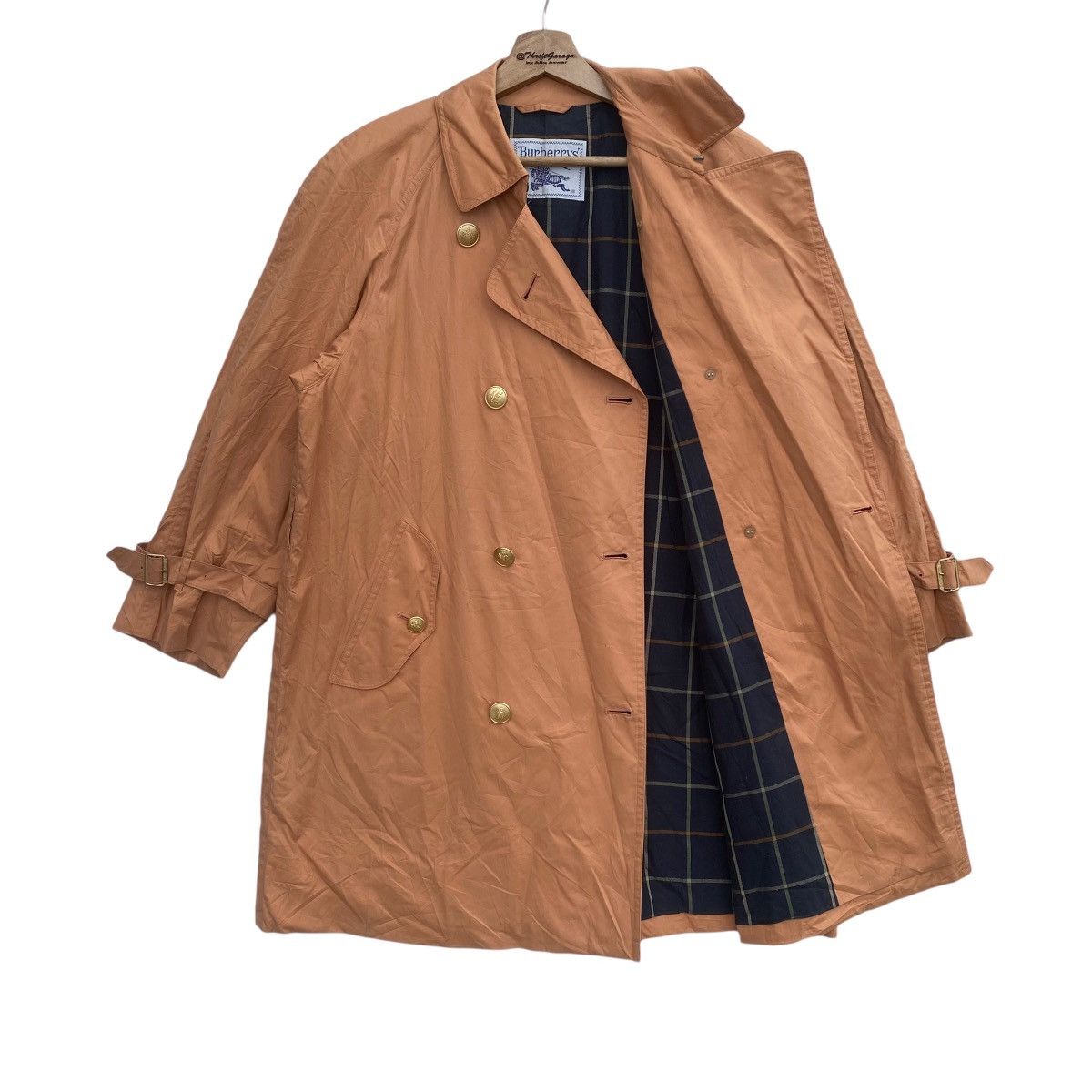 Burberry × Vintage Vintage BURBERRYS’ Prorsum Double Breast Trench Coat/Parkas Size L / US 10 / IT 46 - 3 Thumbnail