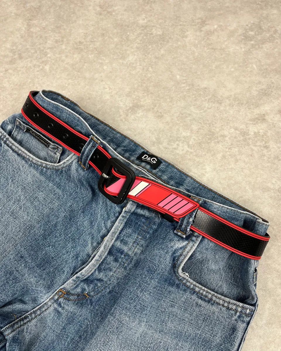 Prada FW2018 Prada Red & Blue Belt Size ONE SIZE - 1 Thumbnail