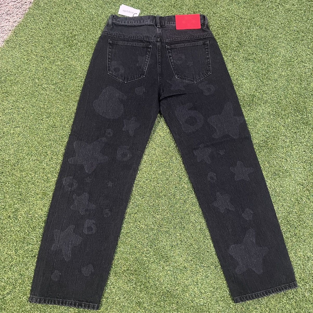 Sp5der Sp5der Beluga Black Wash Denim Size 28 Size US 28 / EU 44 - 2 Thumbnail