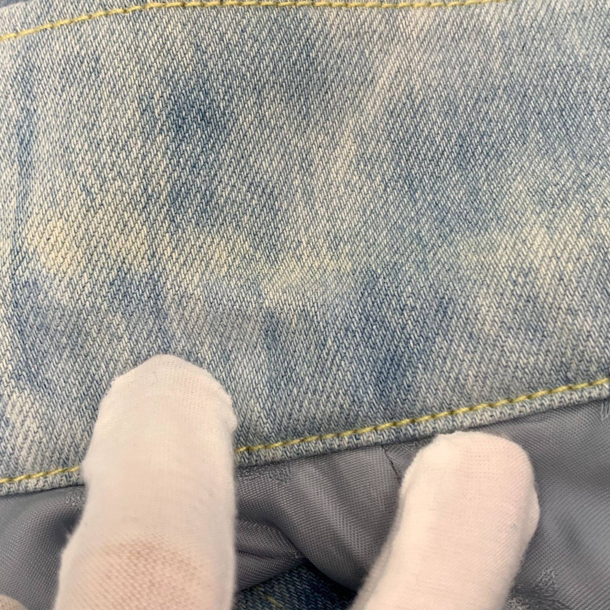 Gucci Gucci Blue Tie-Dye Cotton Denim Jacket (Size M) Size M / US 6-8 / IT 42-44 - 12 Thumbnail