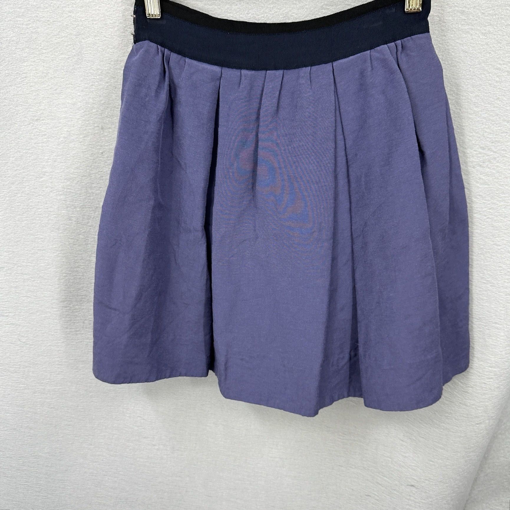 3.1 Phillip Lim 3.1 Phillip Lim A-Line Skirt Womens 4 Blue Pockets Circe Quiet Lux City Pinup Skirt Short Pleated Lined Raised: Mid Rise Size 27" / US 4 / IT 40 - 3 Thumbnail