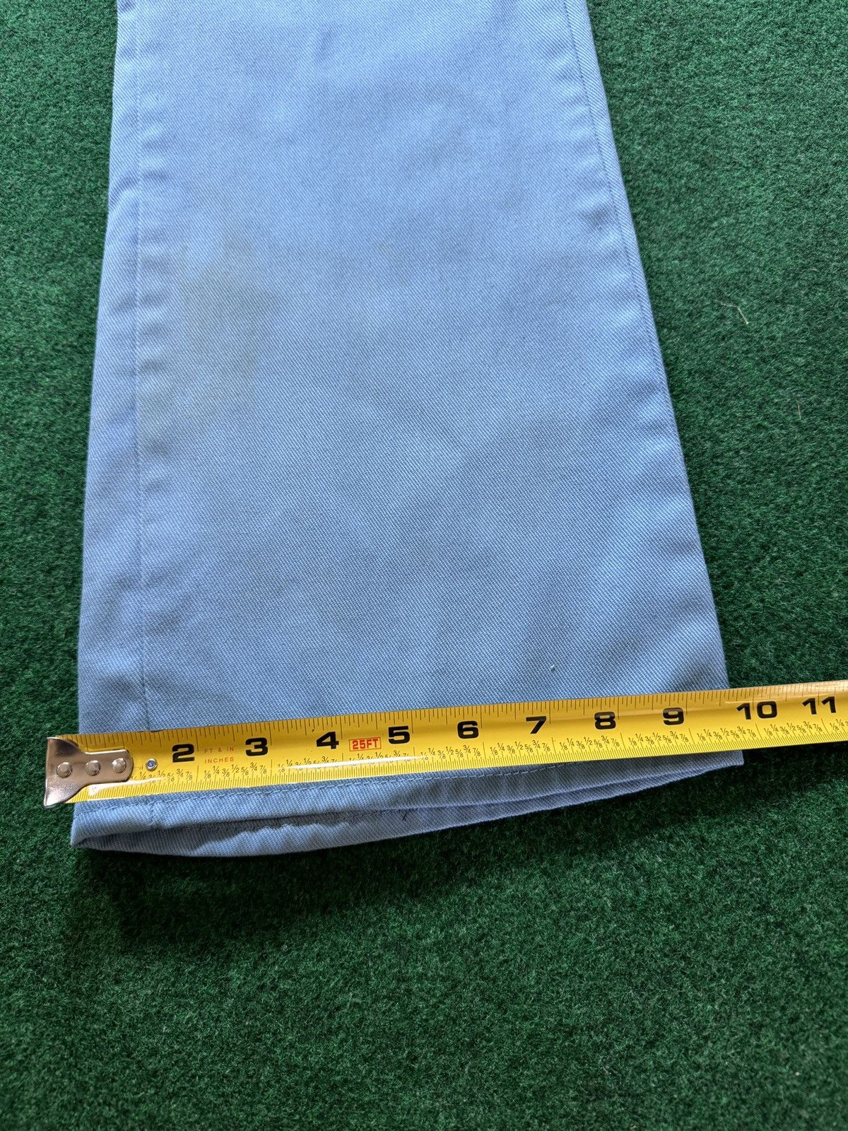 Vintage Vintage 70s Big Yank Flare Bell Bottom Mens 30x30 Blue Pants Size US 30 / EU 46 - 6 Thumbnail
