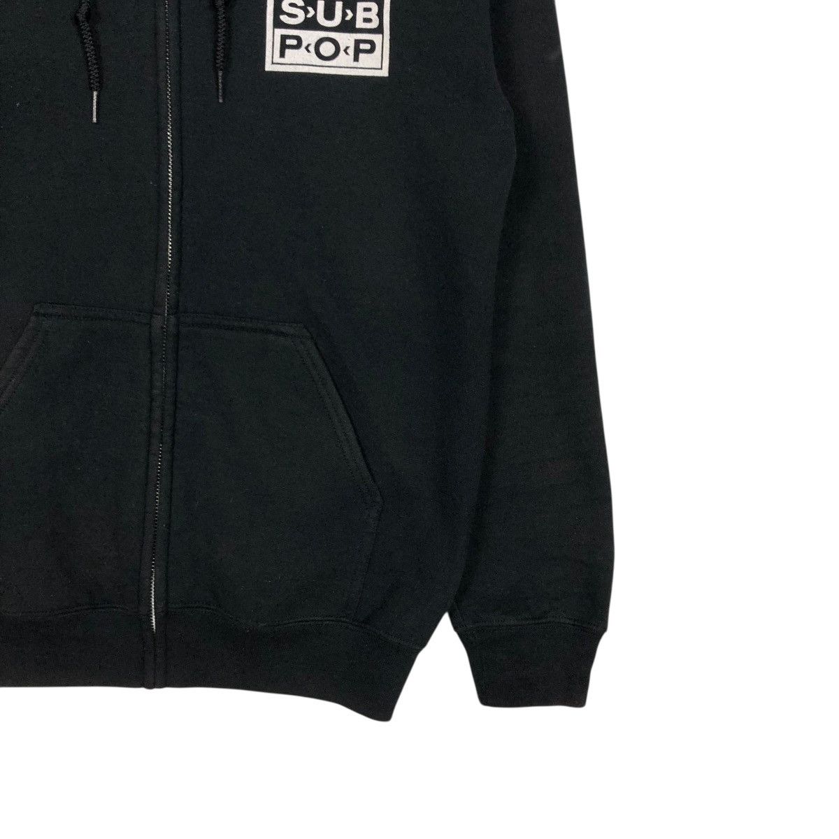 Band Tees 🔥VINTAGE ZIPPER HOODIE SUB POP BIG LOGO SPELL OUT Size US S / EU 44-46 / 1 - 7 Thumbnail